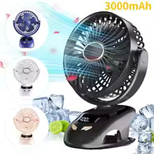 Digital Display Clip Fan