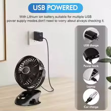 Digital Display Clip Fan